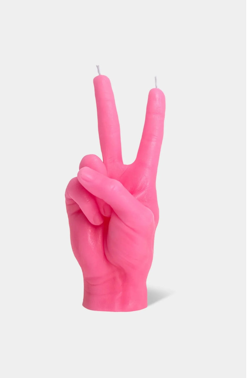 Peace Sign Candle